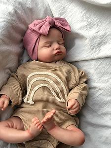 Кукла Zero pam Reborn Baby Doll 20 Inch Baby Doll Like Real Baby Silicone Baby Girl Lifelike Soft Body synthetic.ua - Фото 1