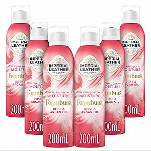 Гель для душу Imperial Leather Foamburst Triple Day Moisture Rose & Argan Oil 6 х 200 мл - Фото 1