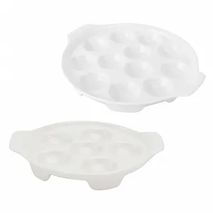 Купити Форми для запікання Gatuida 2 шт керамічні з ручками термостійкі для равликів та морепродуктів - Фото 1 Форми для запікання Gatuida 2 шт керамічні з ручками термостійкі для равликів та морепродуктів - Фото 1