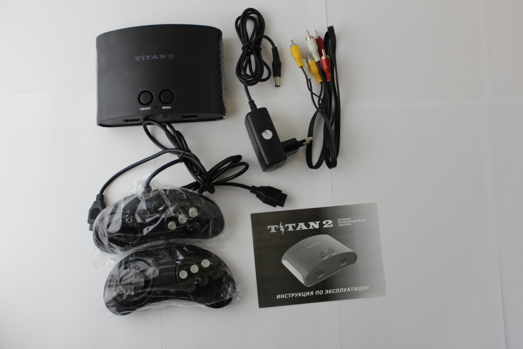 Детская игровая приставка консоль двухсистемная 8 bit 16 Sega Dendy TITAN 2, фото №4