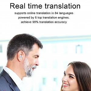 Наушники-переводчики Bluetooth 5.1 Bewinner Y113 Белый synthetic.ua - Фото 1