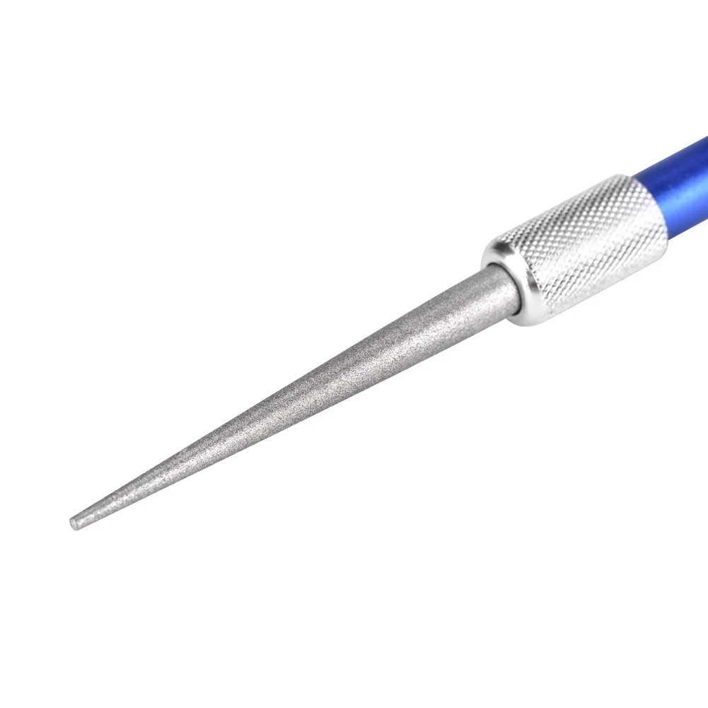 Точилка для ножей алмазная Tbest Diamond Sharpening Stone Pen Stick карманная выдвижная в форме ручки, фото №7