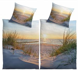 Постільна білизна Kinzler Partner Dream Beach Renforcé, 135 x 200 см + 80 x 80 см (4 шт.) - Фото 1