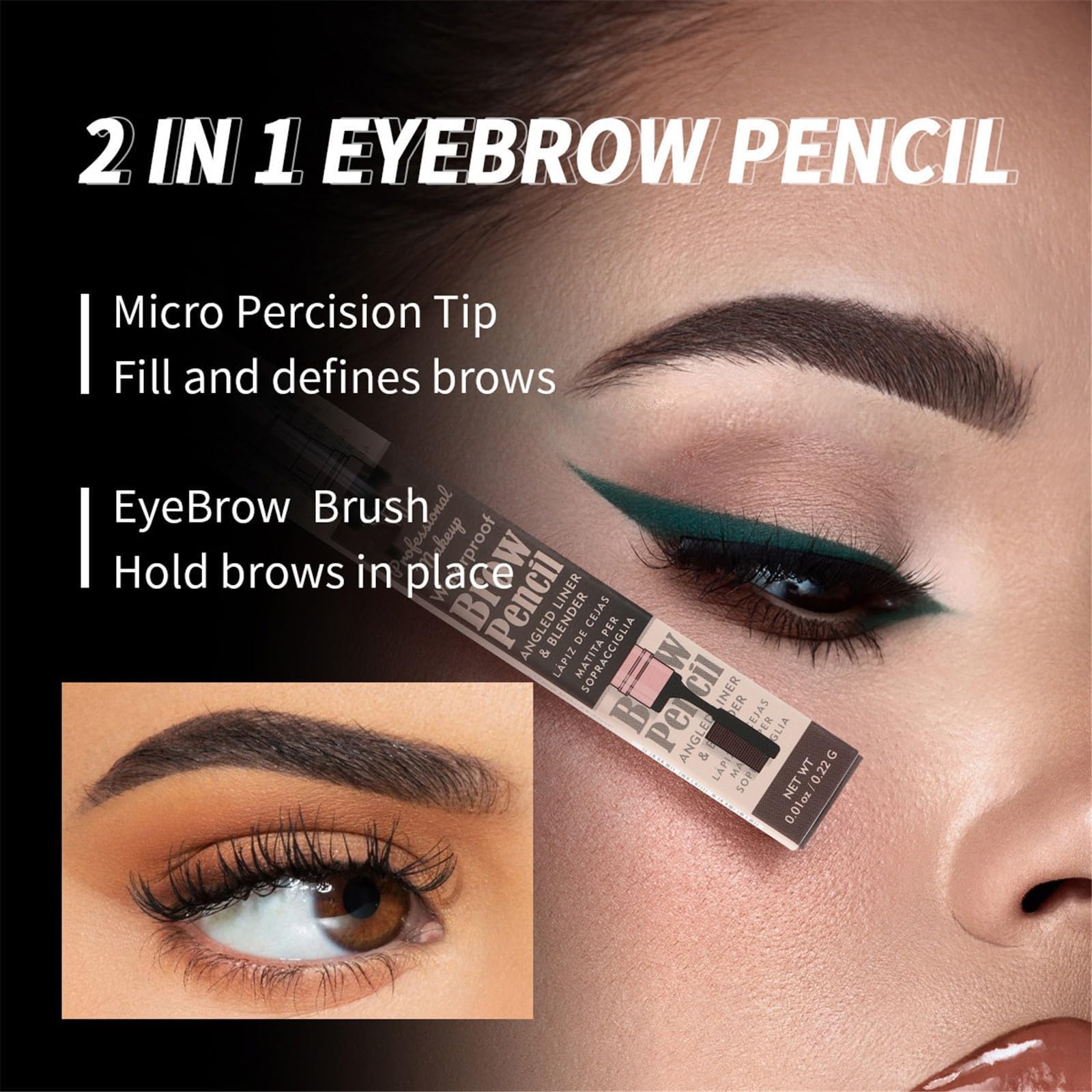 Олівець 3D Waterproof 2024 Microblading 4 Fork Tips, фото №4