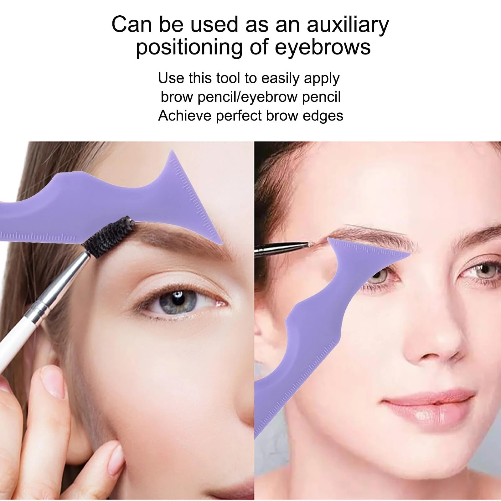 Трафарет для подводки глаз Pure Vie Силиконовый Фиолетовый, фото №2