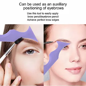 Трафарет для подводки глаз Pure Vie Силиконовый Фиолетовый цена на synthetic.ua - Фото 1 Трафарет для подводки глаз Pure Vie Силиконовый Фиолетовый synthetic.ua - Фото 1