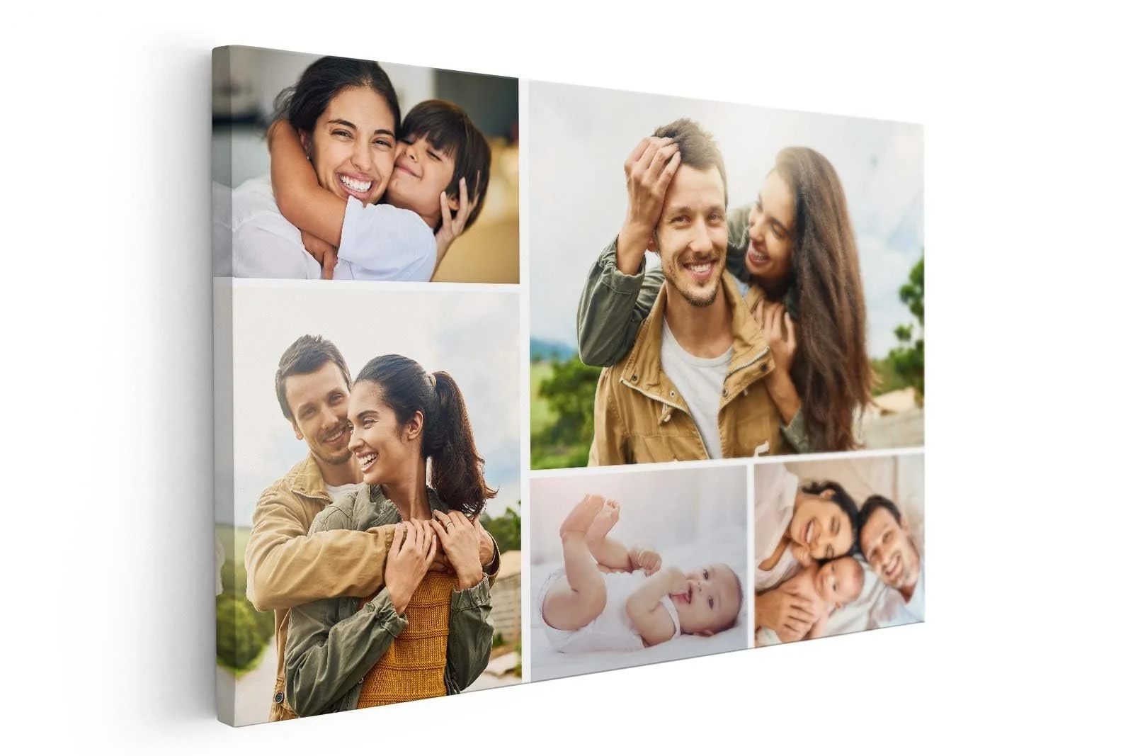 Картина на полотні Paul Sinus Колаж Індивідуальний друк фотографій на замовлення на дерев'яній рамі 2 см, фото №2