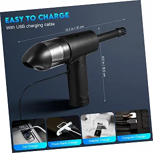 Беспроводная ручная воздуходувка и пылесос LABRIMP высокая мощность всасывания портативная synthetic.ua - Фото 1