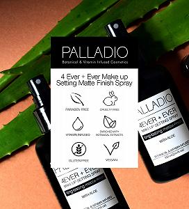 Спрей для закріплення макіяжу Palladio 4 Ever and Ever Довготривалий, миттєво фіксує макіяж на цілий день (матовий фініш) 100 мл synthetic.ua - Фото 1