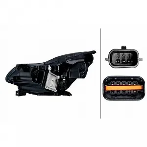 Фара основная HELLA 1LX 013 930-641 для RENAULT, правая synthetic.ua - Фото 1