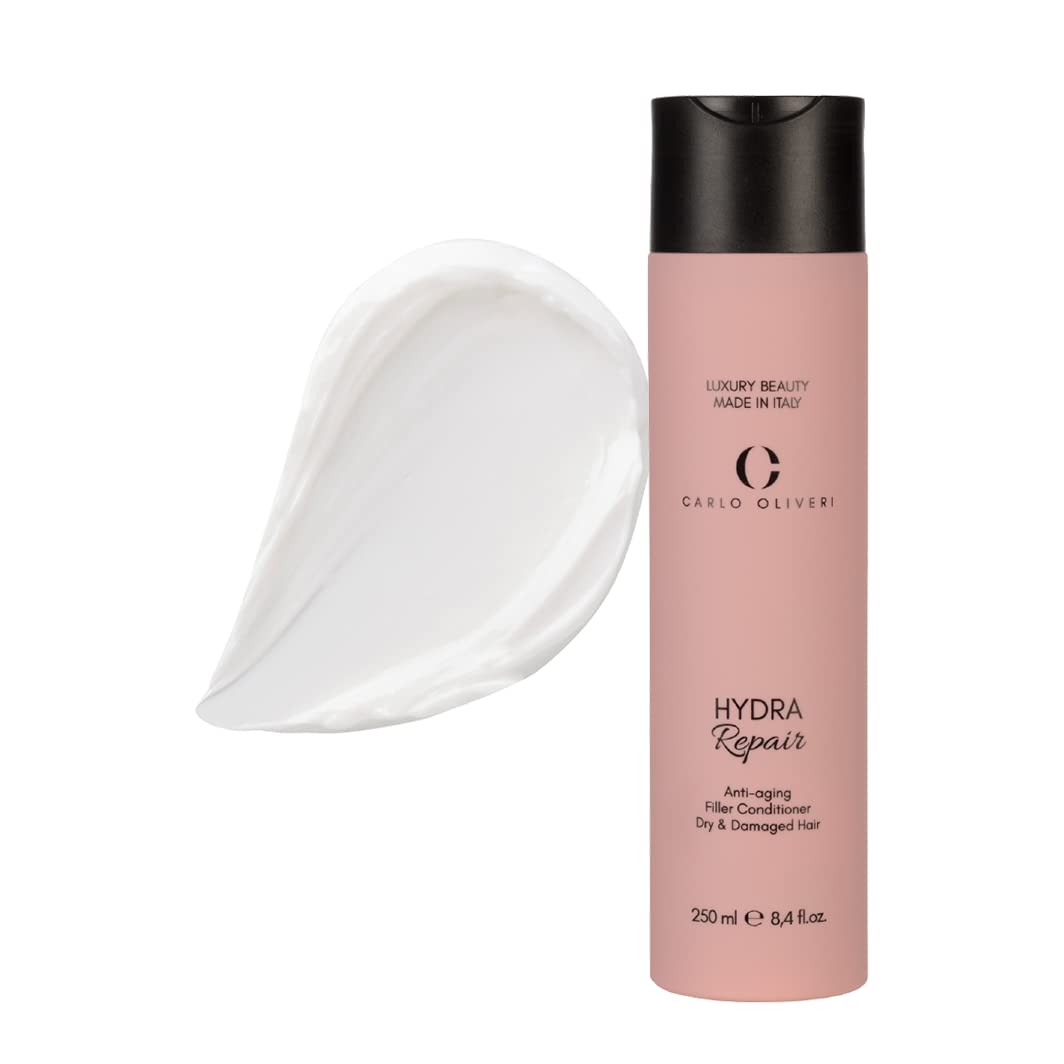 Кондиционер CARLO OLIVERI Hydra Repair увлажняющий, восстанавливающий, антивозрастной для сухих и поврежденных волос 250 мл, фото №3 Кондиционер CARLO OLIVERI Hydra Repair увлажняющий, восстанавливающий, антивозрастной для сухих и поврежденных волос 250 мл, фото №3