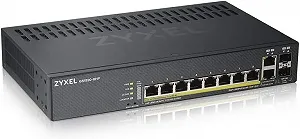 Купить Коммутатор Zyxel GS1920-8HPv2 / Gigabit Ethernet PoE+ / С 8 бюджетными портами / 130 Вт и 2 гигабитными комбинированными портами - Фото 1 Коммутатор Zyxel GS1920-8HPv2 / Gigabit Ethernet PoE+ / С 8 бюджетными портами / 130 Вт и 2 гигабитными комбинированными портами - Фото 1