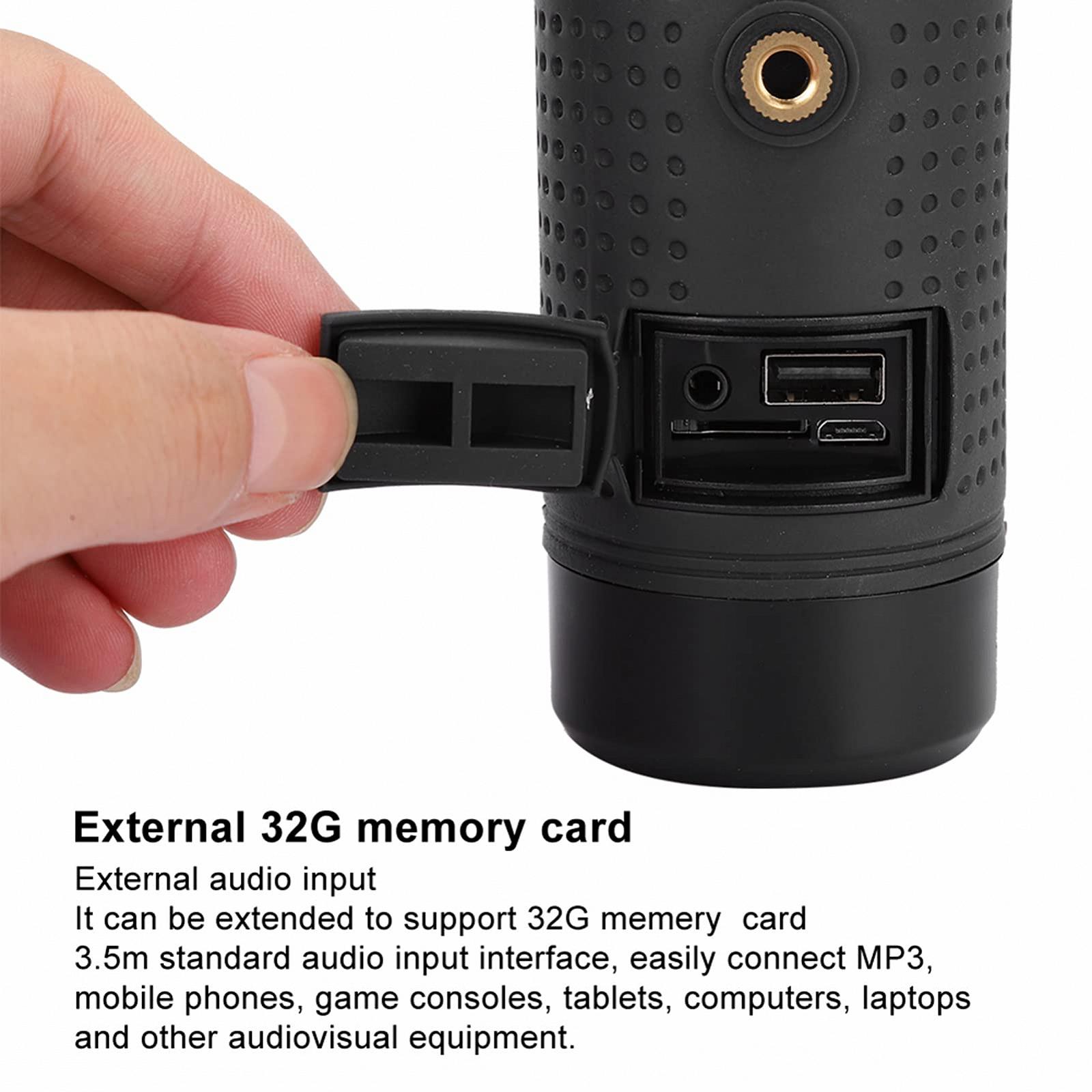 Портативна колонка ASHATA Portable P-X1 Стерео Bluetooth Бейс Покет динамік Водонепроникний FM радіо, фото №5