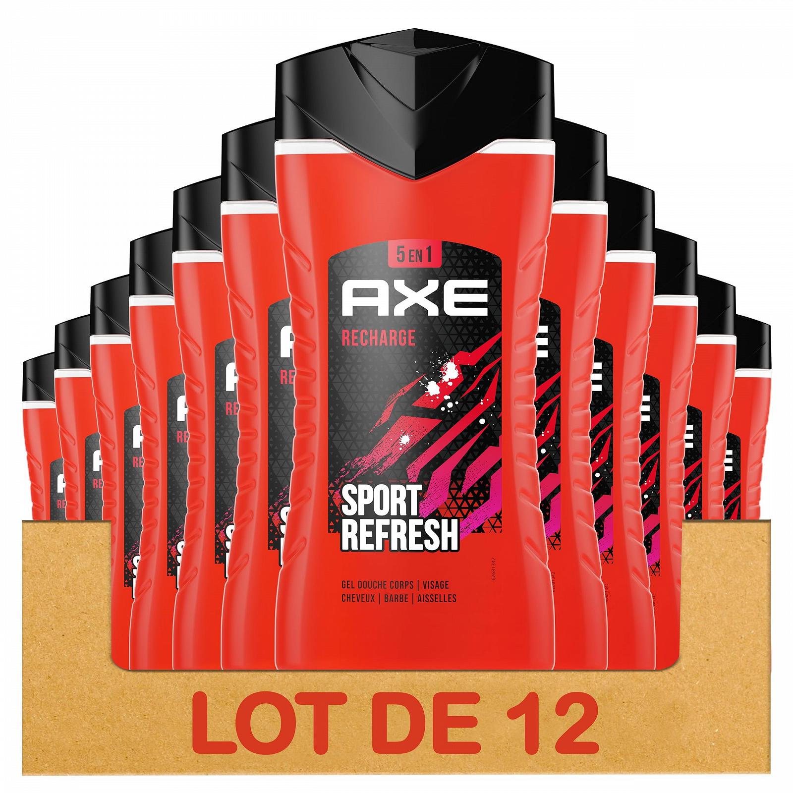 Гель для душу 5-в-1 AXE Sport Refresh Arctic Mint and Spices 12 x 250 мл, фото №1