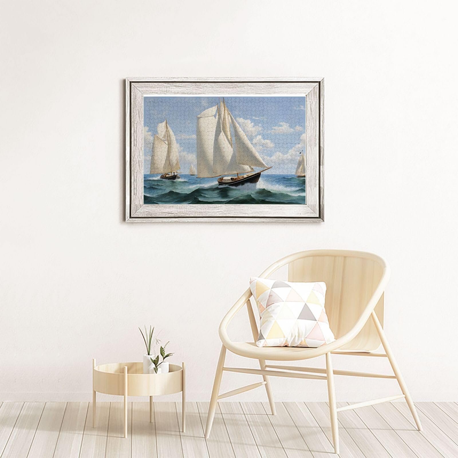 Деревянный пазл Sailboat Ship Landscape 1000 деталей 70 x 50 см, фото №7