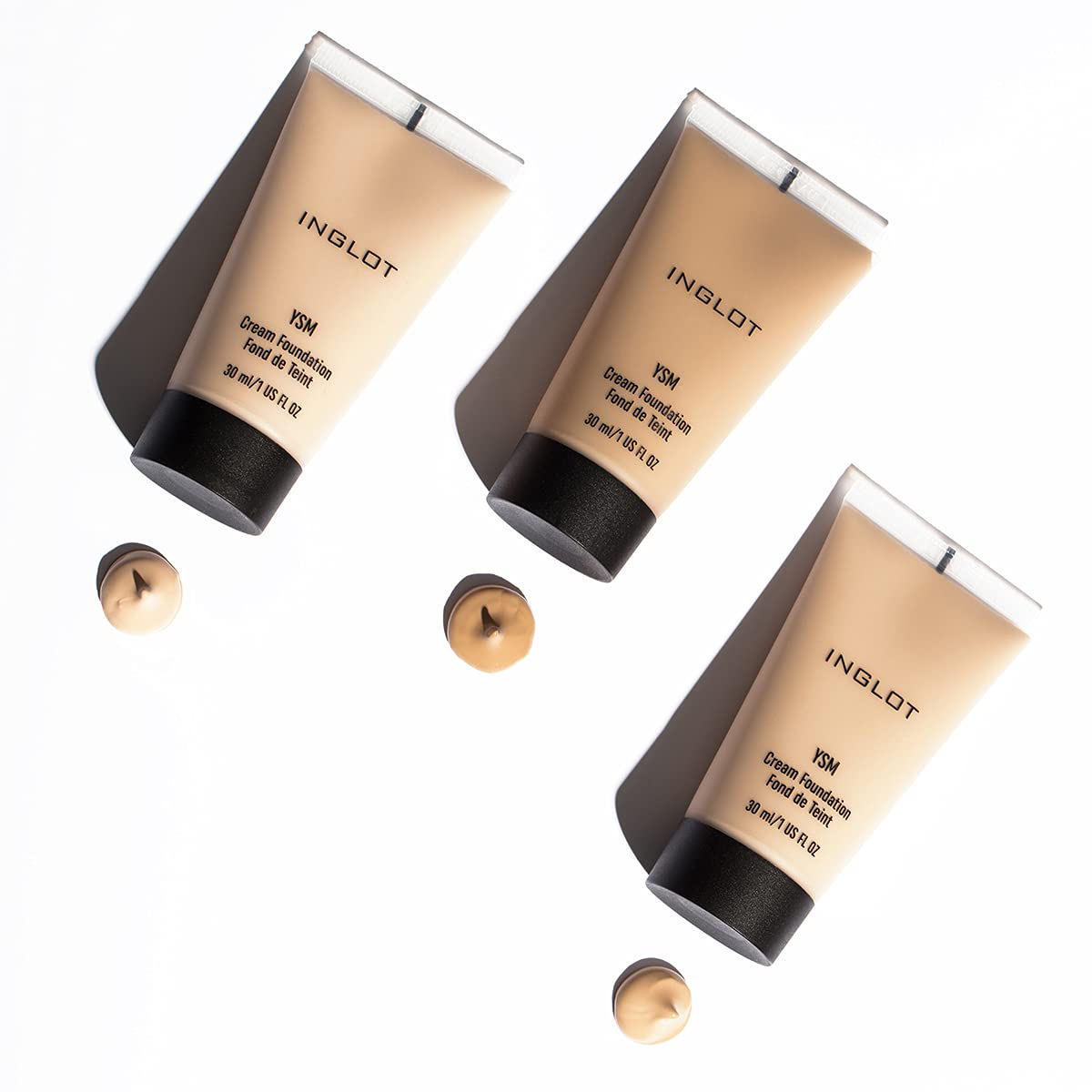 Крем-пудра Inglot YSM Long-Lasting Soft Durable and lightweight Matte 40, фото №4