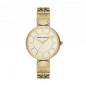 Женские часы Armani Exchange Quarz Dreizeigeruhrwerk 38 mm, корпус из нержавеющей стали, браслет из нержавеющей стали - Фото 1