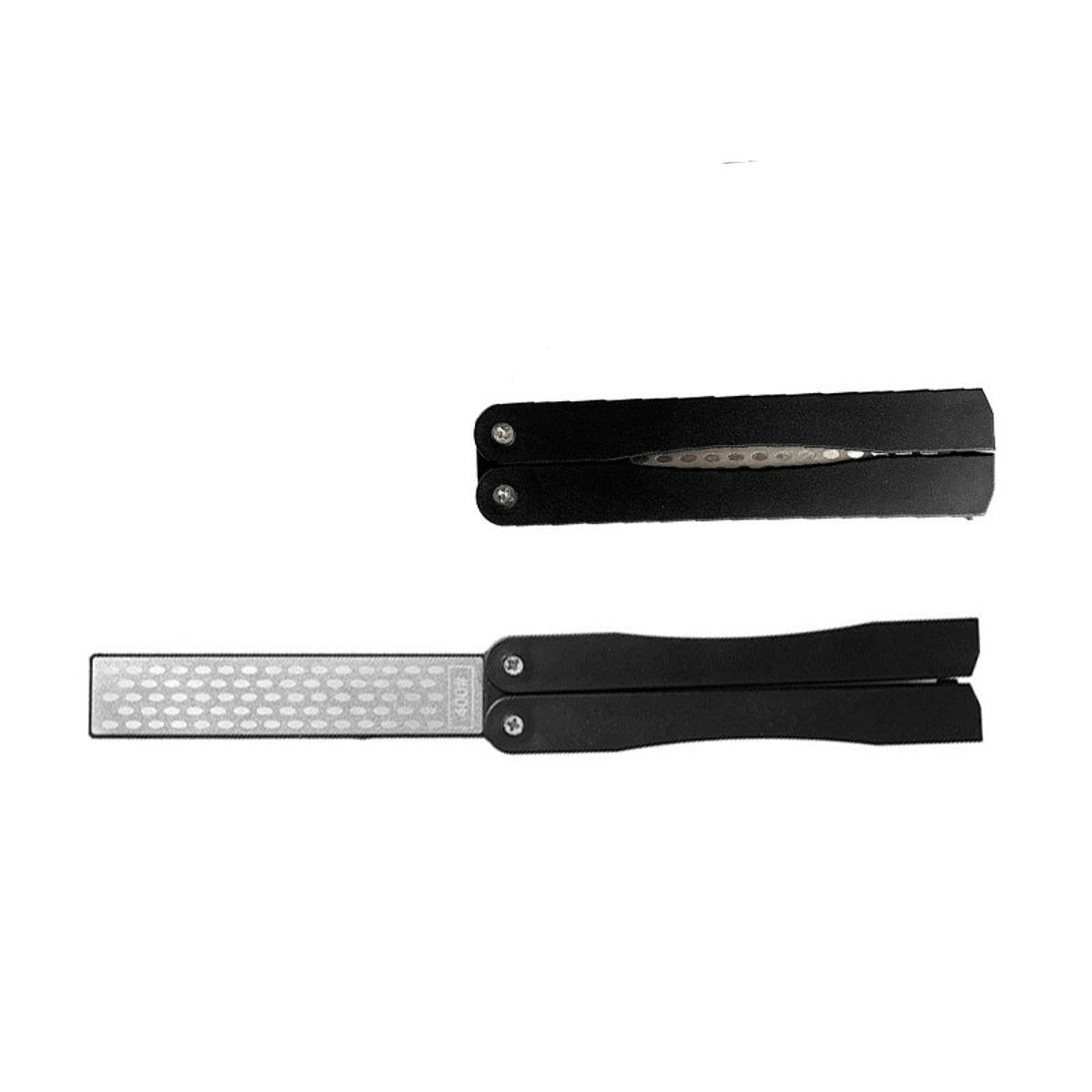 Точилка для ножей Qianly двусторонняя нескользящая компактная с алмазным камнем Black, фото №4 Точилка для ножей Qianly двусторонняя нескользящая компактная с алмазным камнем Black, фото №4