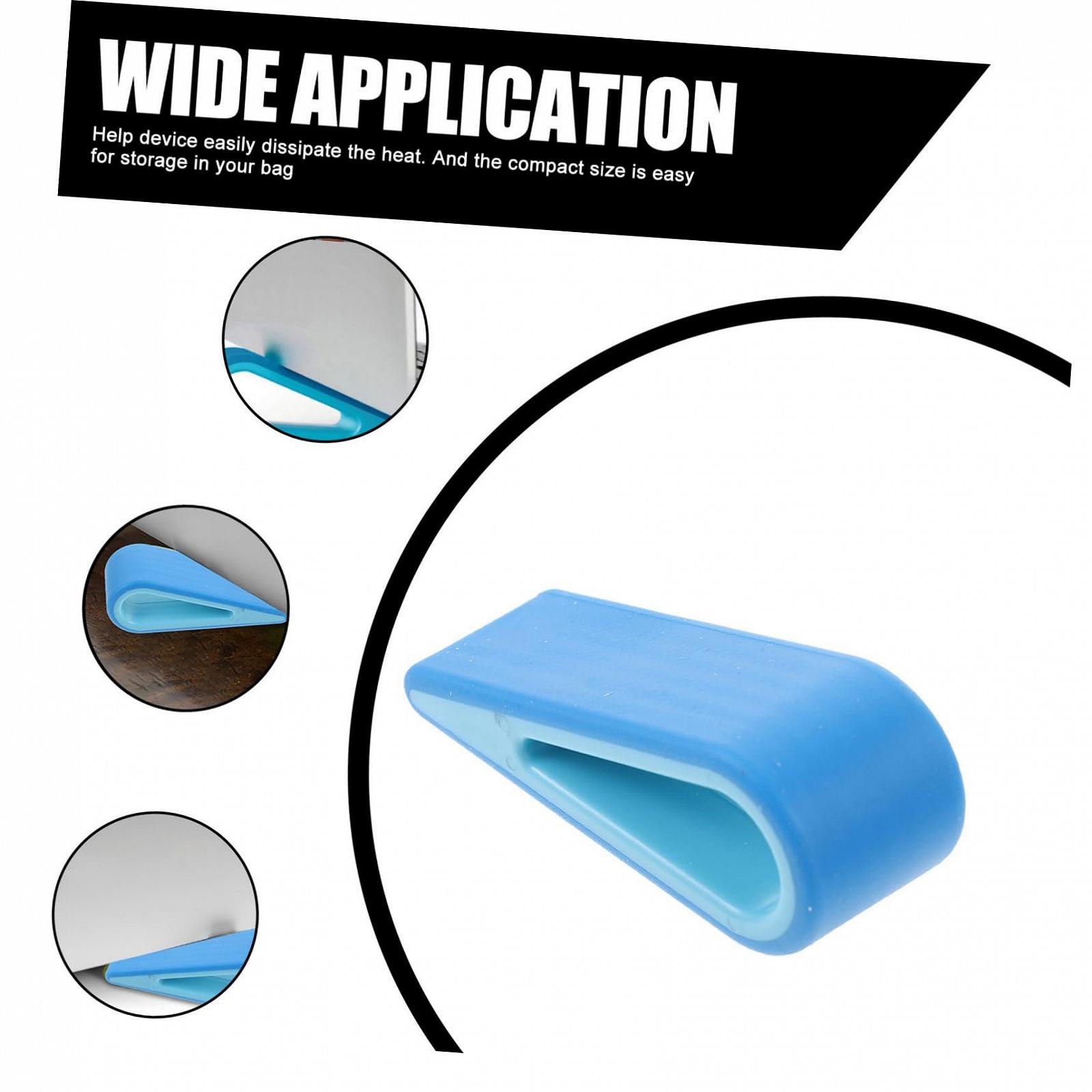 Підставка для ноутбука вертикальна 2 шт з тримачем для телефона, регульована по висоті для кращої вентиляції, портативна для офісу та подорожей, фото №7