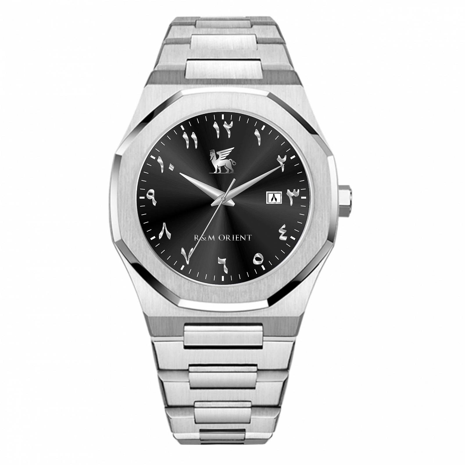Годинник R&M ORIENT Чоловічий Арабські Цифри Нержавіюча Сталь Аналоговий Кварцевий Сапфірове Скло Великий Дизайнерський Модний Водонепроникний З Арабським Календарем, фото №1 Годинник R&M ORIENT Чоловічий Арабські Цифри Нержавіюча Сталь Аналоговий Кварцевий Сапфірове Скло Великий Дизайнерський Модний Водонепроникний З Арабським Календарем, фото №1