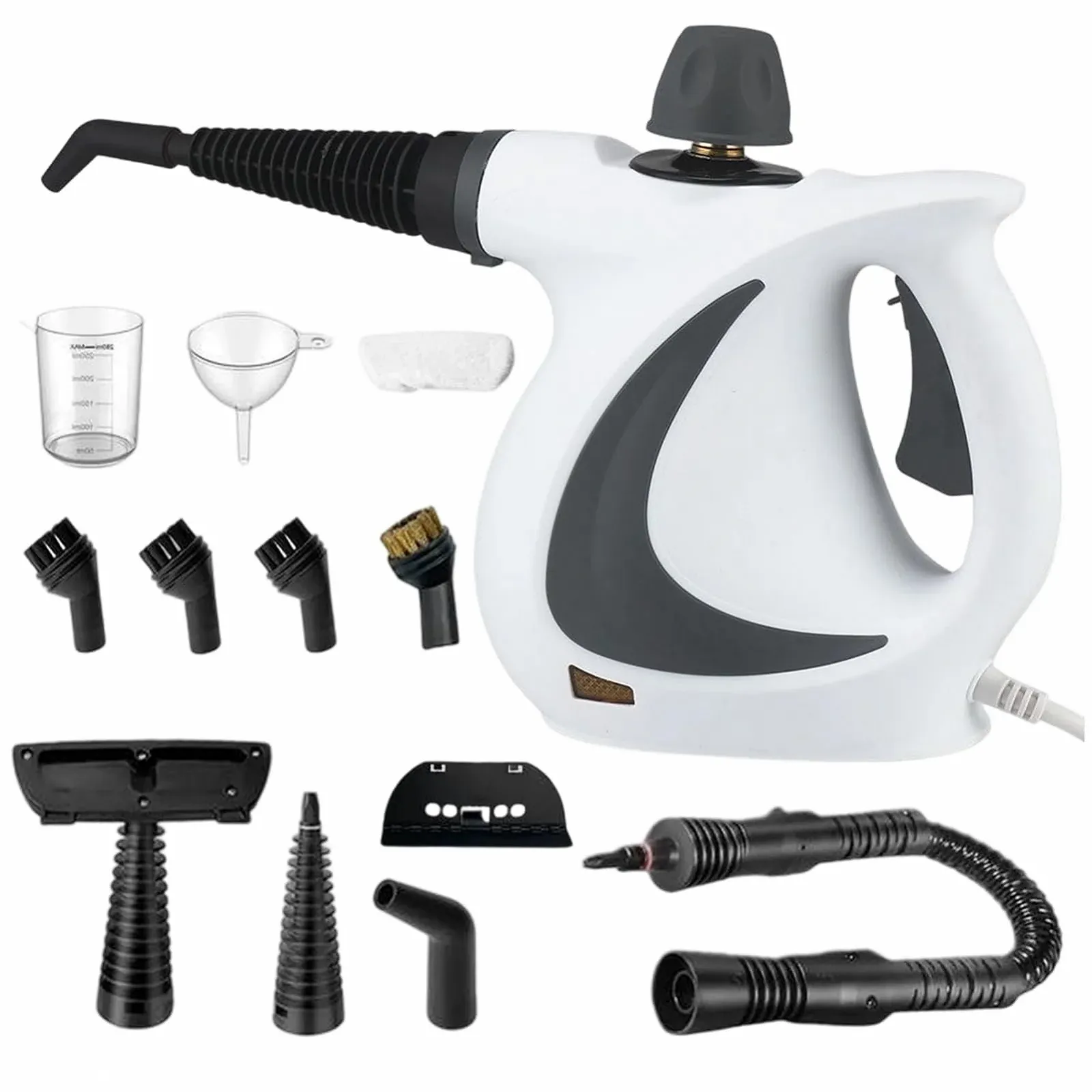 Пароочисник-швабра ручний електричний з 12 аксесуарами для підлоги, килимів та меблів, фото №1 Пароочисник-швабра ручний електричний з 12 аксесуарами для підлоги, килимів та меблів, фото №1