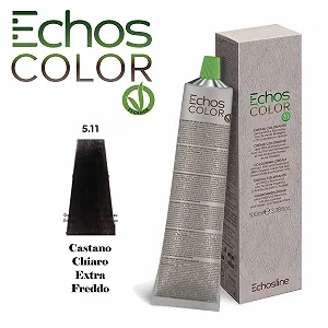 Крем-фарба для волосся Echos Colour 5.11 Світло-коричневий екстра холодний, 100 мл synthetic.ua - Фото 1