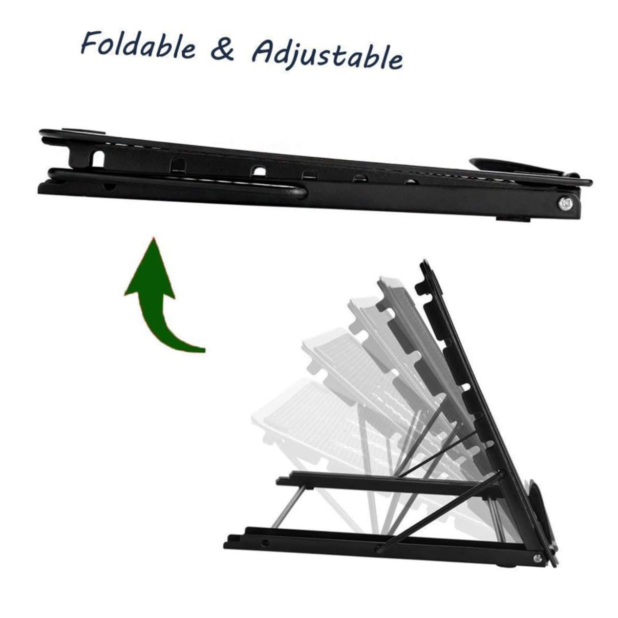 Подставка для планшета Vaguelly Многофункциональная Регулируемая Складная Прочная Компактная Наклонная для графических планшетов и ноутбуков Черный, фото №7