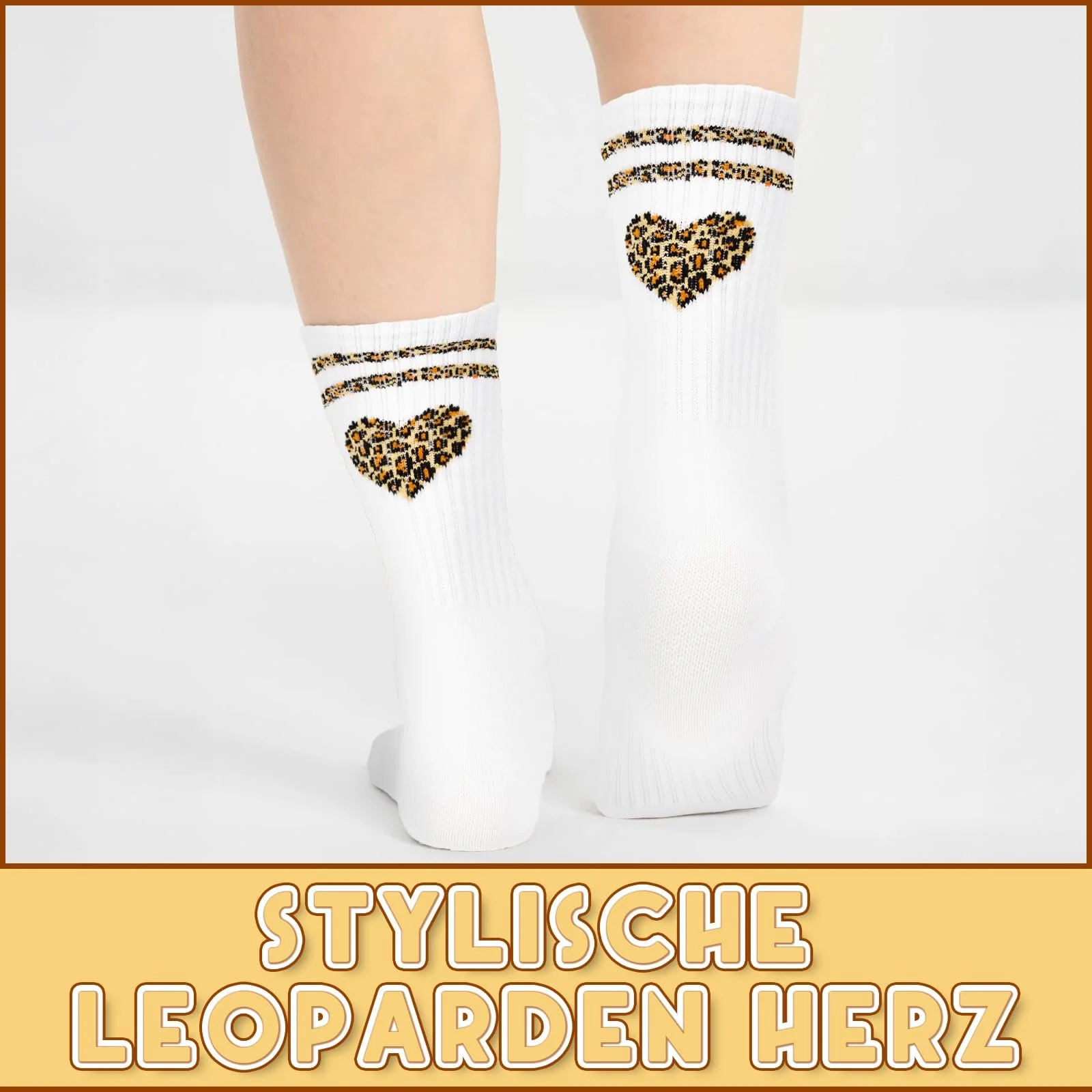 Шкарпетки тенісні Leopard Heart Жіночі 39-42, фото №6 Шкарпетки тенісні Leopard Heart Жіночі 39-42, фото №6