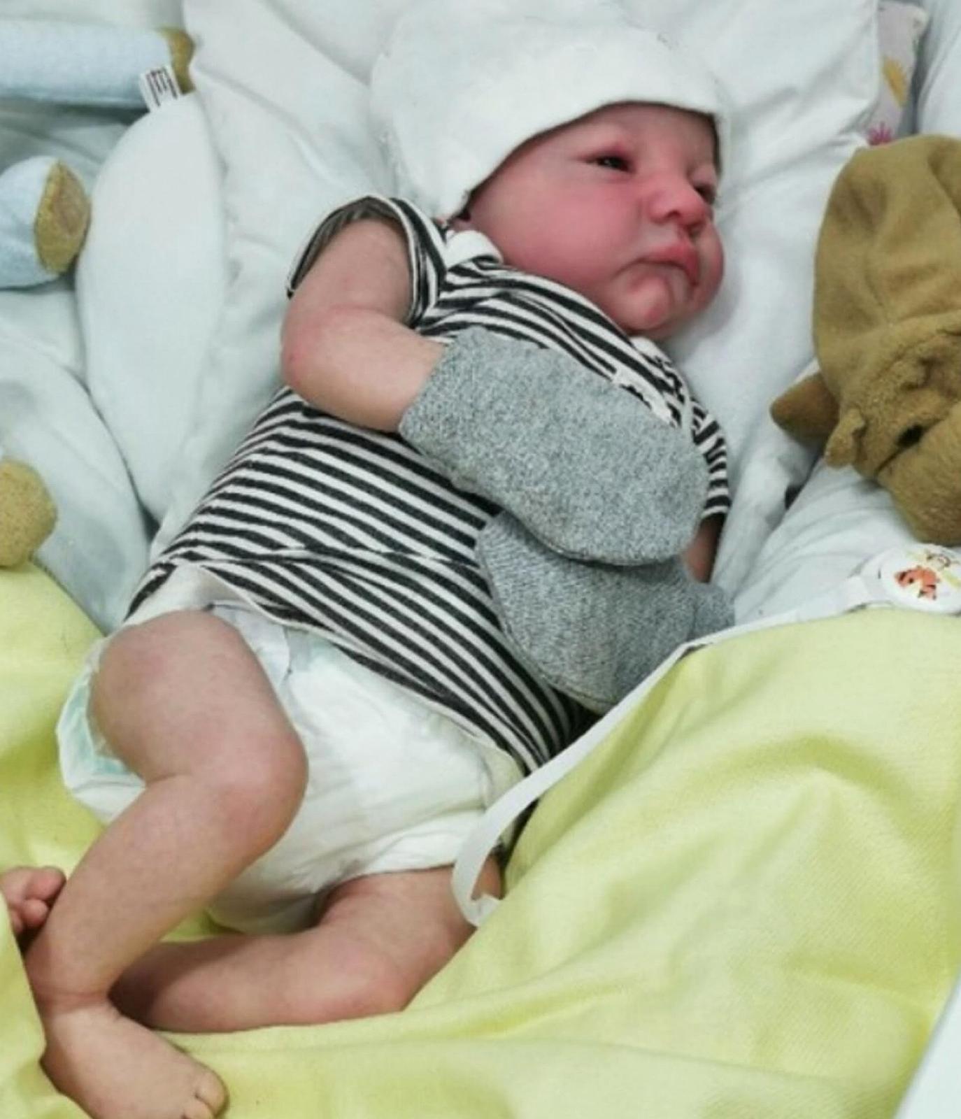 Лялька Zero pam Reborn Baby Full Silicone Lifelike 45 см Миюча  Хлопчик Реалістична, фото №4