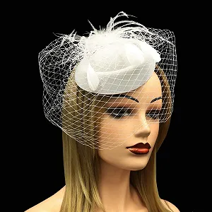 Обруч Umeepar Женский для свадебной чайной вечеринки с перьями. synthetic.ua - Фото 1