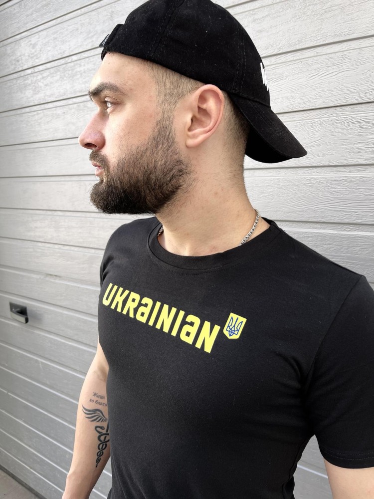 футболка Ukrainian черная, фото №4 футболка Ukrainian черная, фото №4