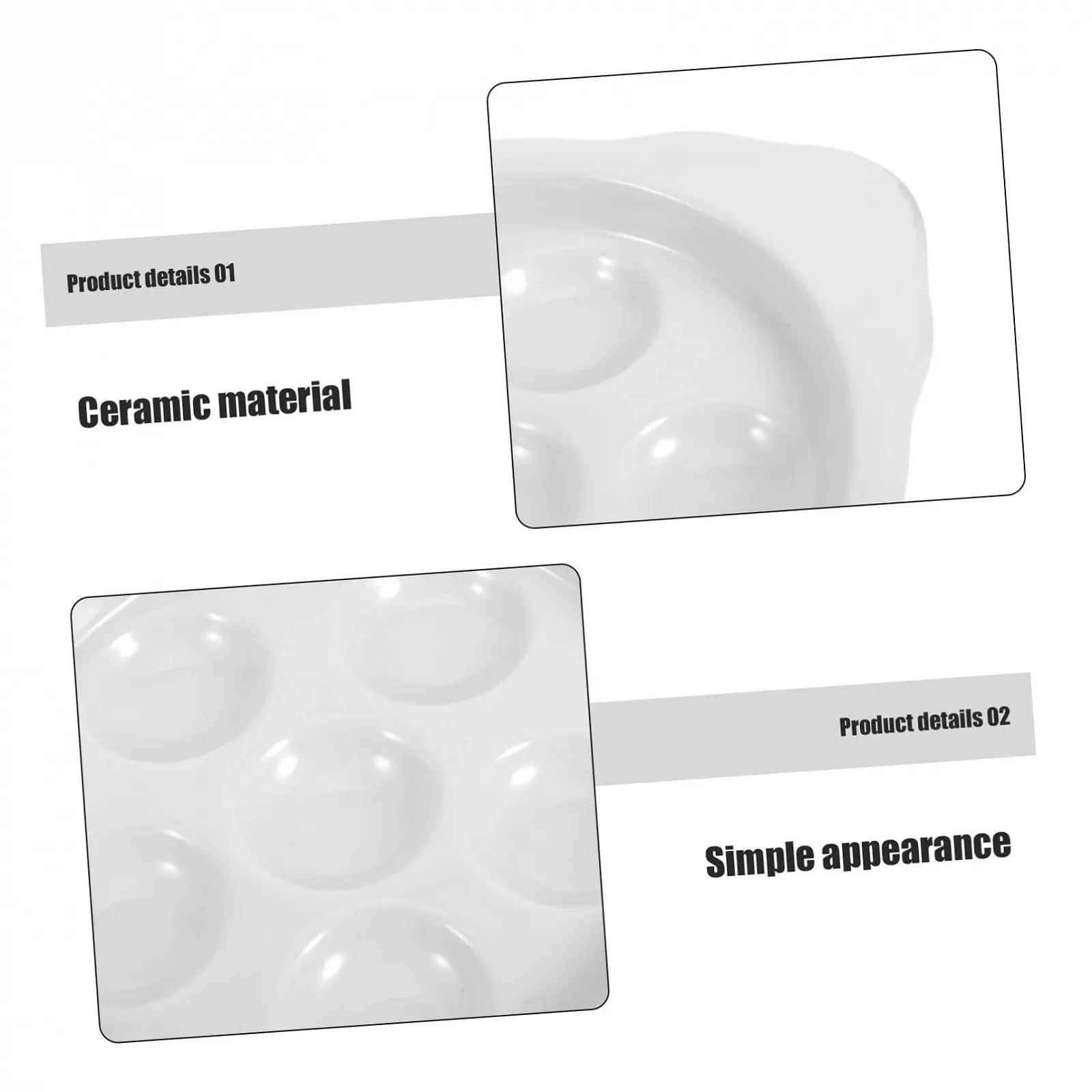 Форма для запікання VALICLUD для равликів та морепродуктів керамічна 2 шт., фото №3