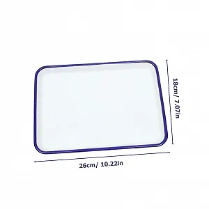 Форма для випікання емальована прямокутна термостійка глянцева synthetic.ua - Фото 1