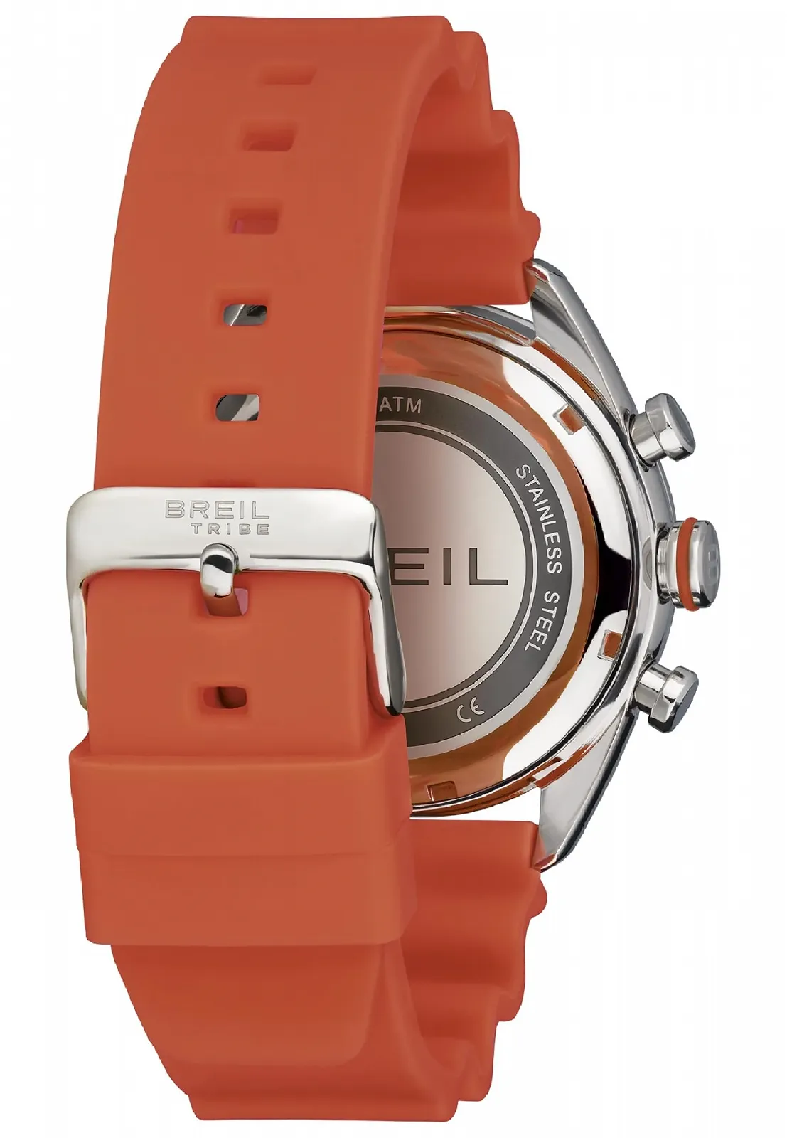 Годинник Breil Score Chrono Quartz EW0756 Чорний циферблат, Світло-блакитний силіконовий ремінець, фото №3 Годинник Breil Score Chrono Quartz EW0756 Чорний циферблат, Світло-блакитний силіконовий ремінець, фото №3