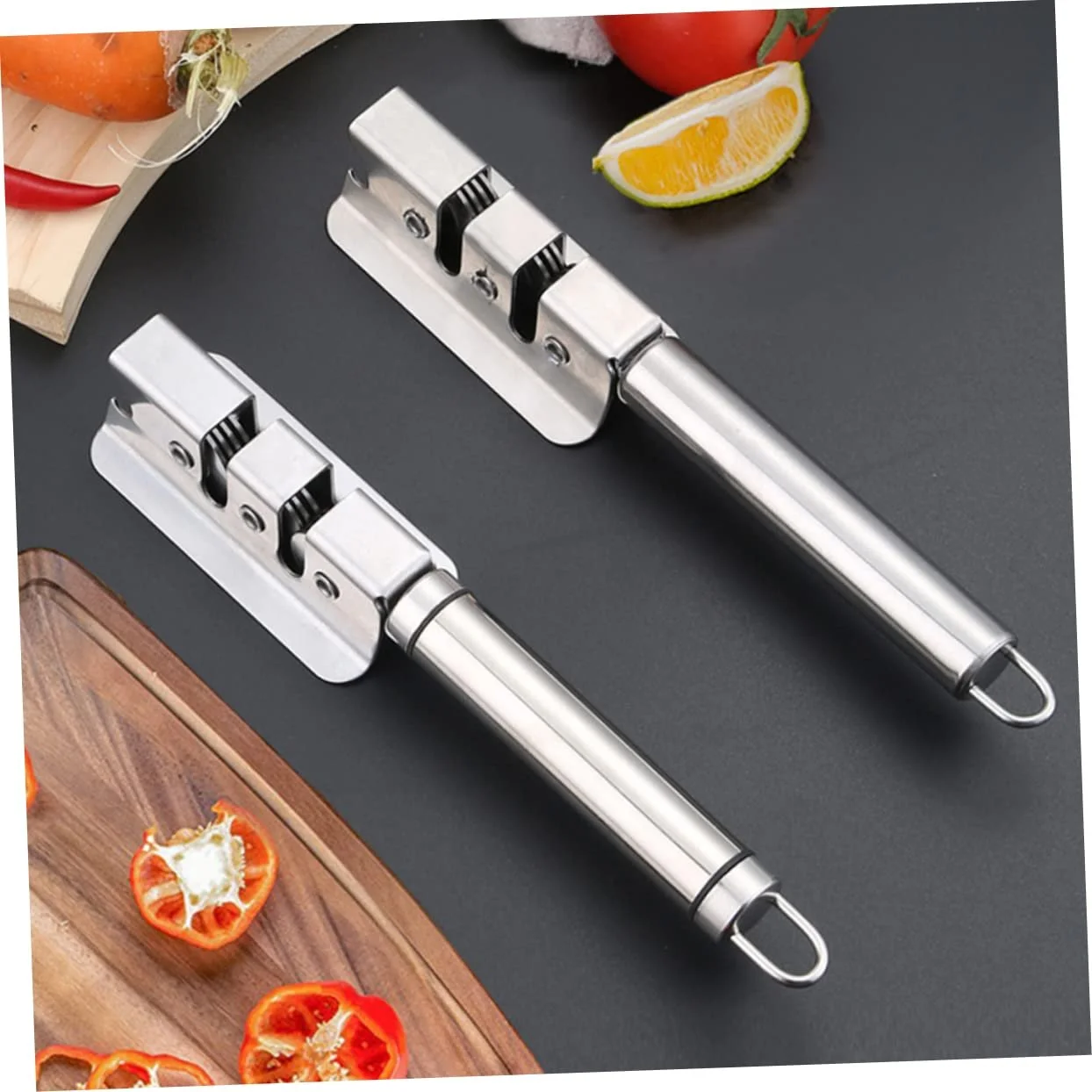 Точило для ножів VALICLUD Ергономічна Нержавіюча сталь З отвором для підвішування, фото №9