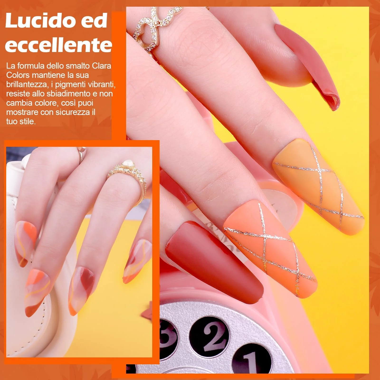 Гель-лак Clara Colors, набір з 28 штук, 24 кольори, фото №4