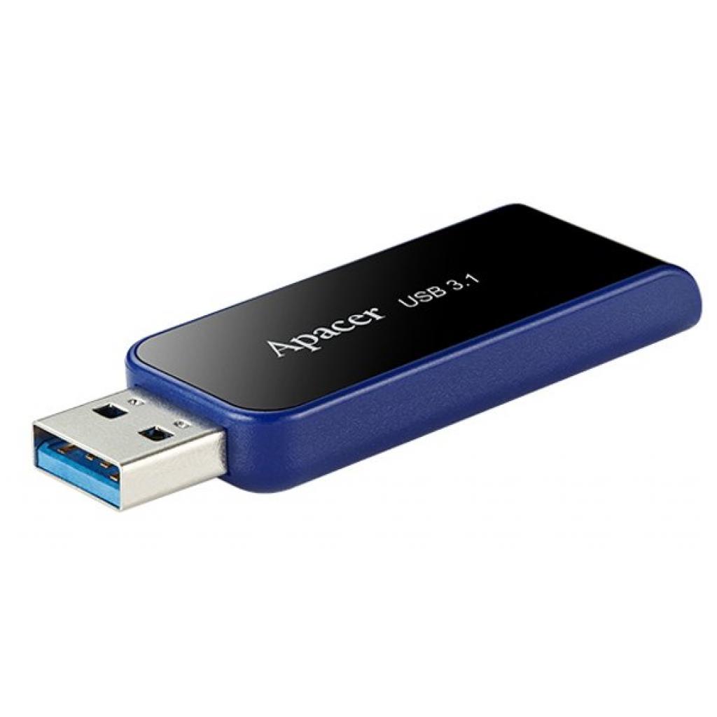 USB флеш-накопитель Apacer 32GB AH356 Black 3.0 AP32GAH356B-1, фото №3