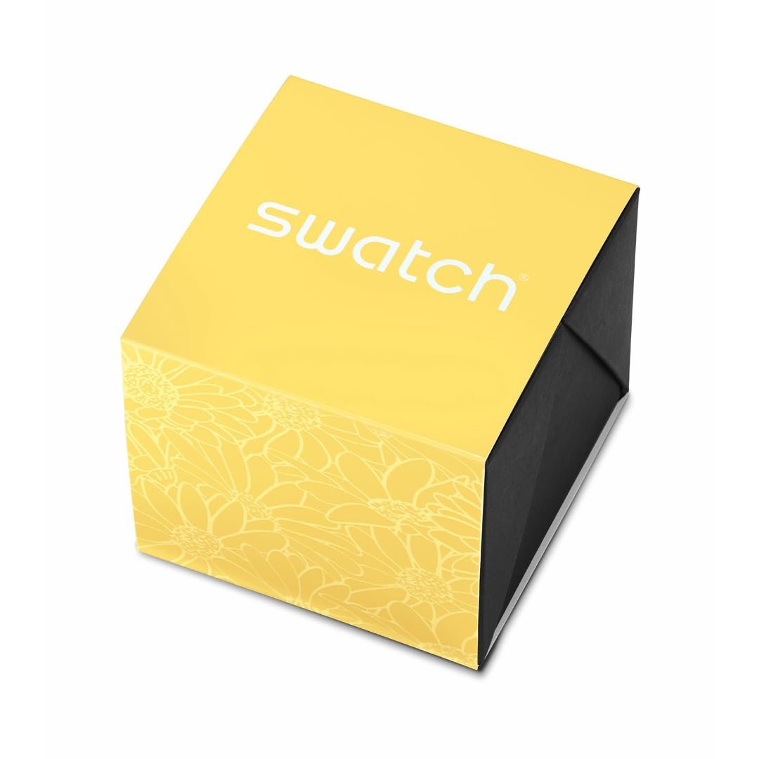 Часы Swatch Petal Swirl YLS236G Желтый Браслет, желтый, Браслет, фото №3