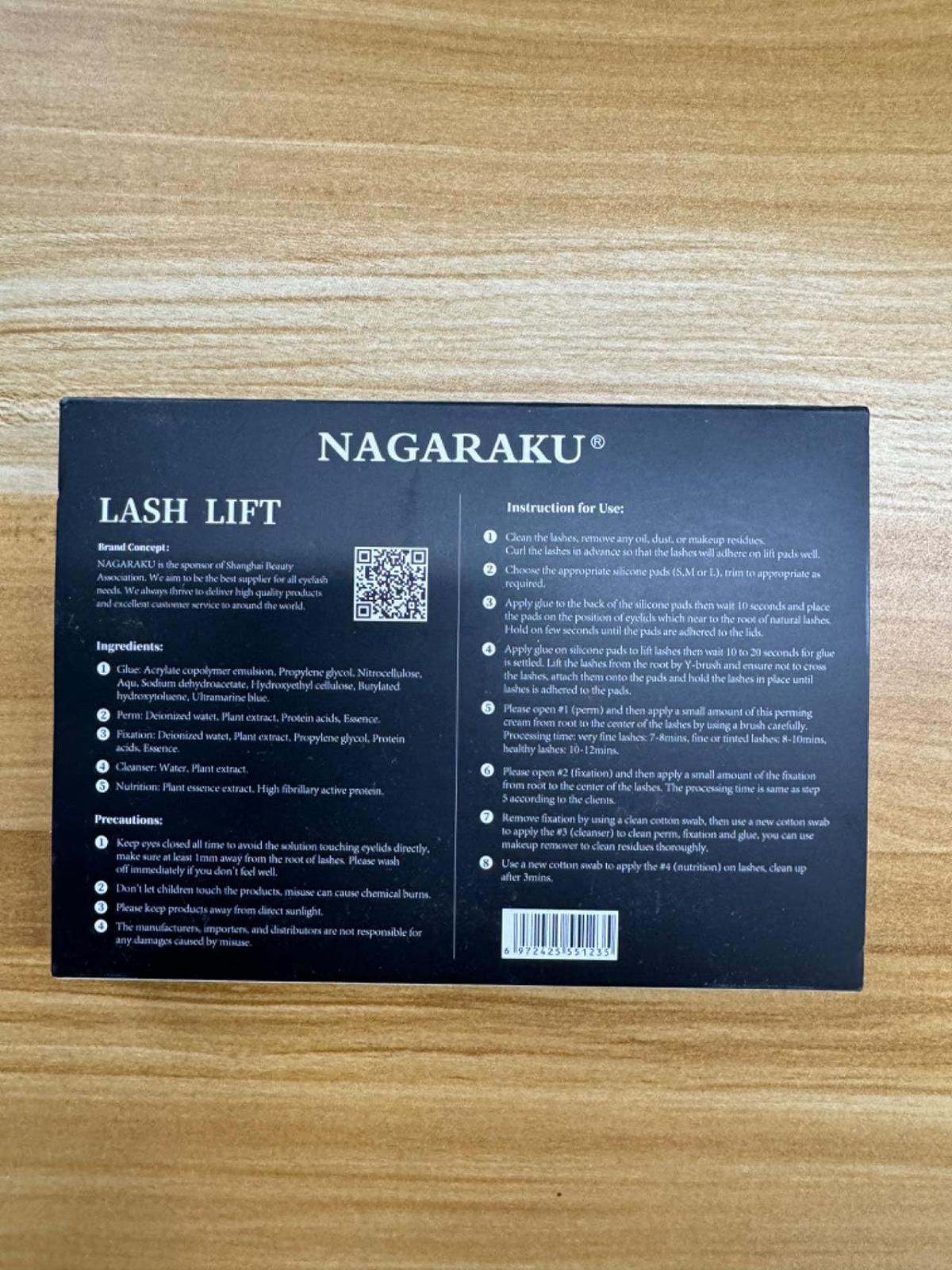 Набір для завивки вій NAGARAKU Eyelash Lifting Kit Напівперманентна завивка тривалістю 40-60 днів Професійний для салону, фото №4
