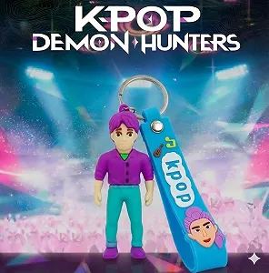 Брелок Saja Boys Саджа бойс Кейпоп охотницы на демонов K-Pop Demon Hunters Huntr/x детский на рюкзак, ключи игрушка 7 см - Фото 1