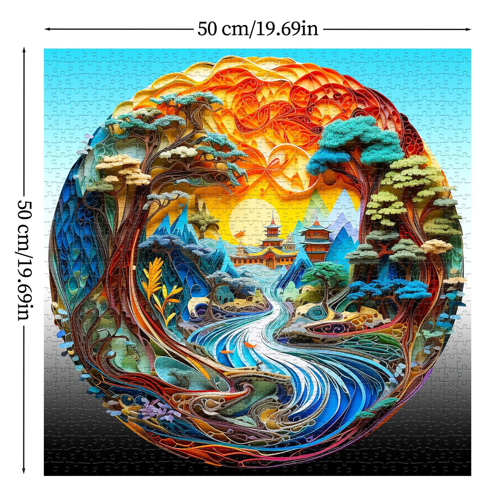 Пазл HUADADA Wonderland 1024 деталі для дорослих та дітей, фото №2