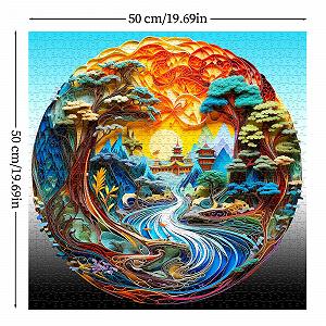 Пазл HUADADA Wonderland 1024 деталі для дорослих та дітей synthetic.ua - Фото 1