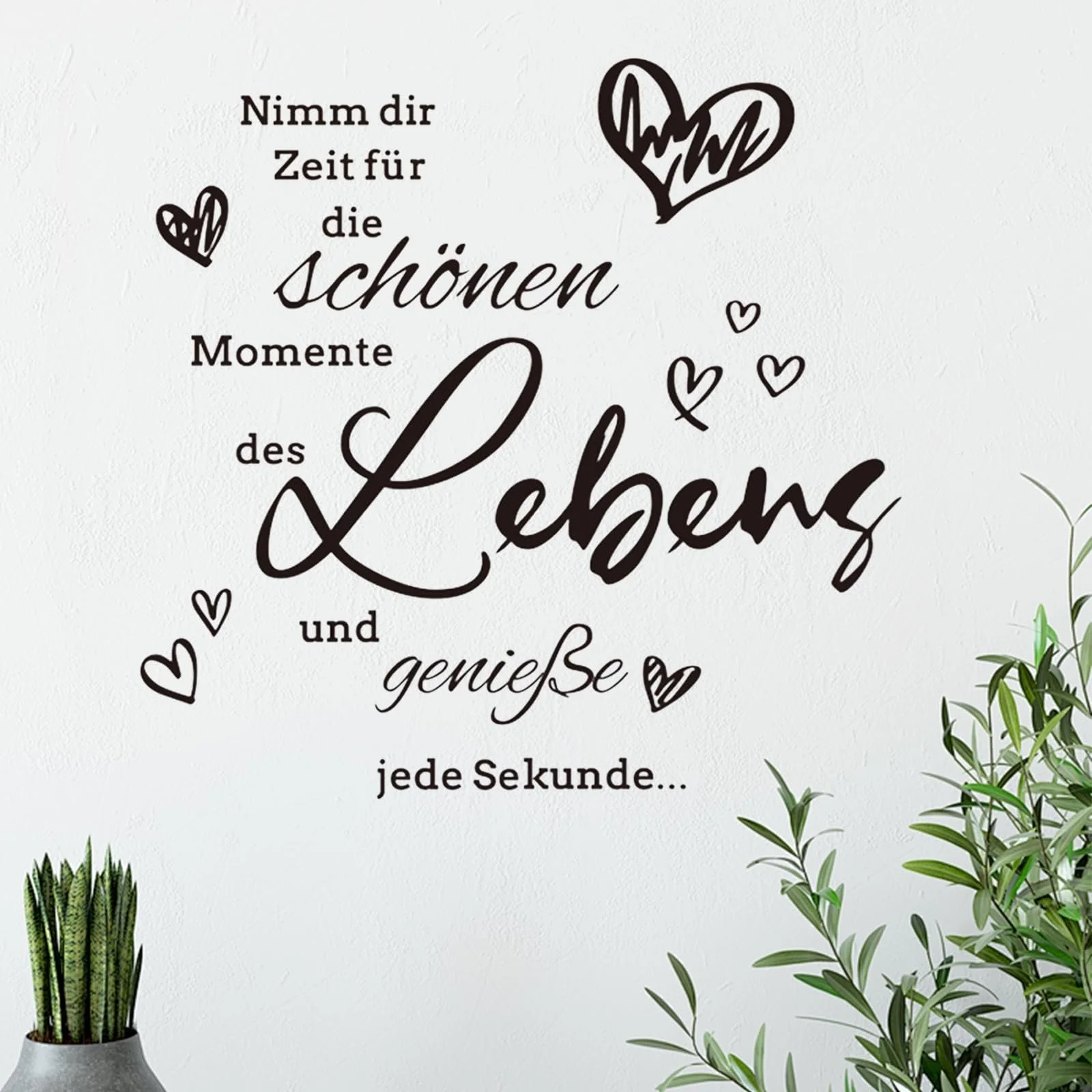 Наклейка на стіну Take Time for the Beautiful Moments 72 x 68 см Black, фото №5 Наклейка на стіну Take Time for the Beautiful Moments 72 x 68 см Black, фото №5