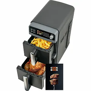 Мультипіч Double Stack XL 10 л 2400 Вт 2 камери 9 програм Чорна - Фото 1