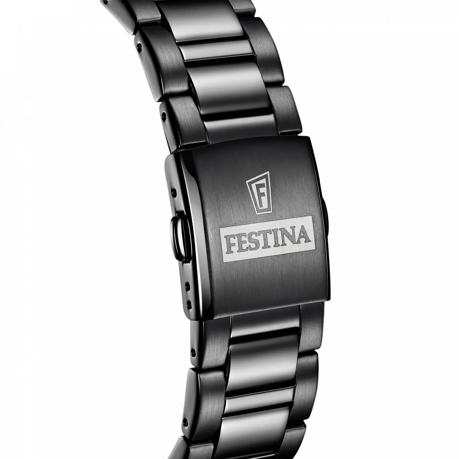 Мужские аналоговые кварцевые часы Festina F20578/1 с ремешком из нержавеющей стали, черные, фото №4 Мужские аналоговые кварцевые часы Festina F20578/1 с ремешком из нержавеющей стали, черные, фото №4