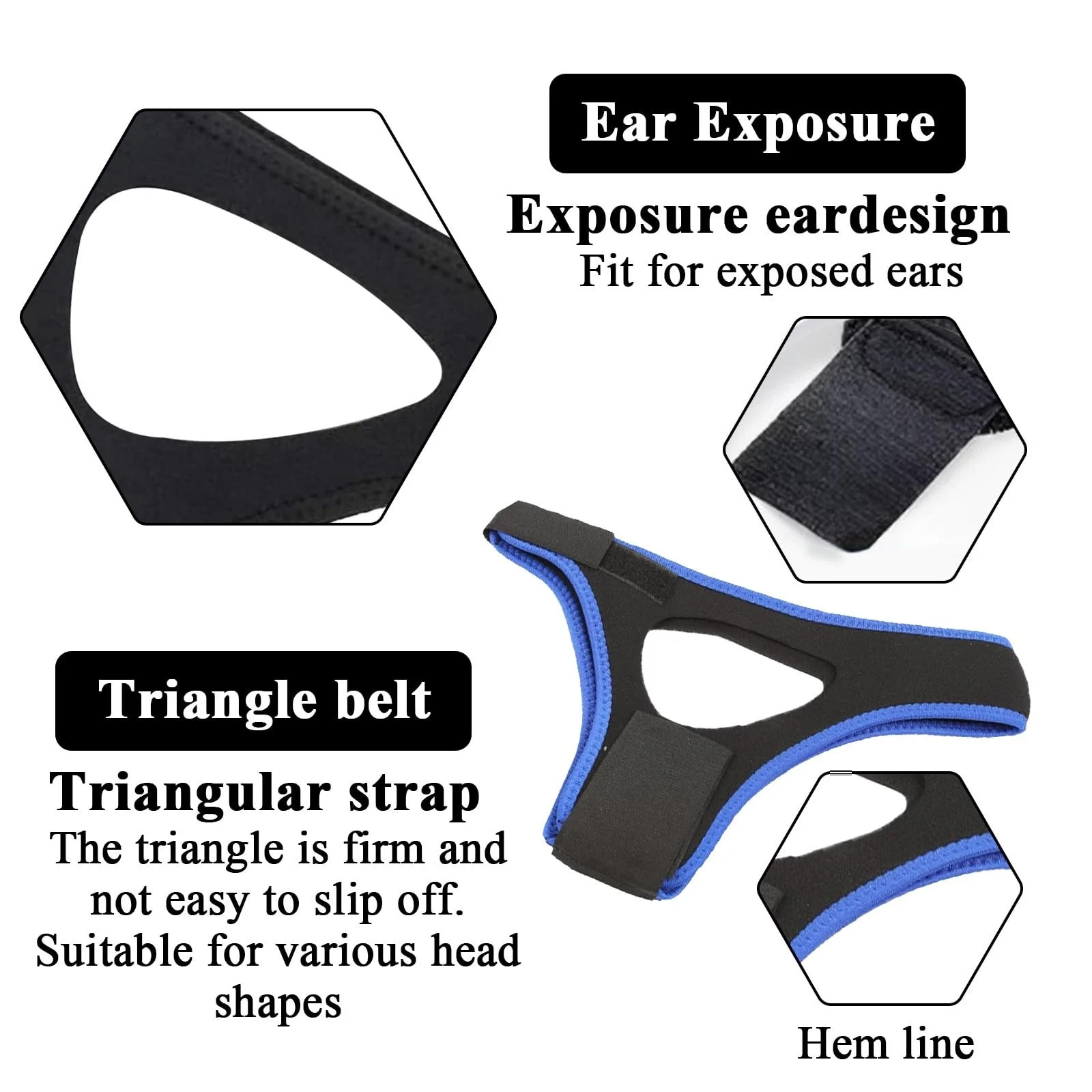 Ремень для подбородка Veralabs Airflow, 2 шт., фото №3