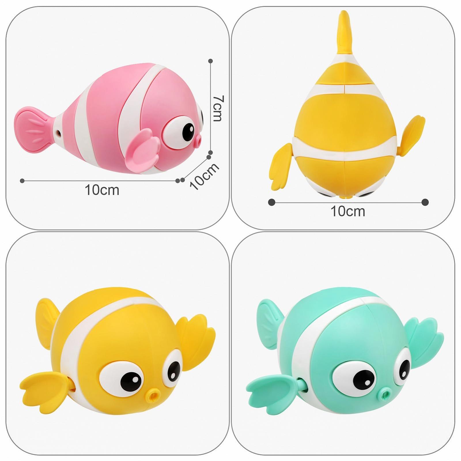 Игрушка для ванной Рыба-клоун заводная для малышей, фото №7