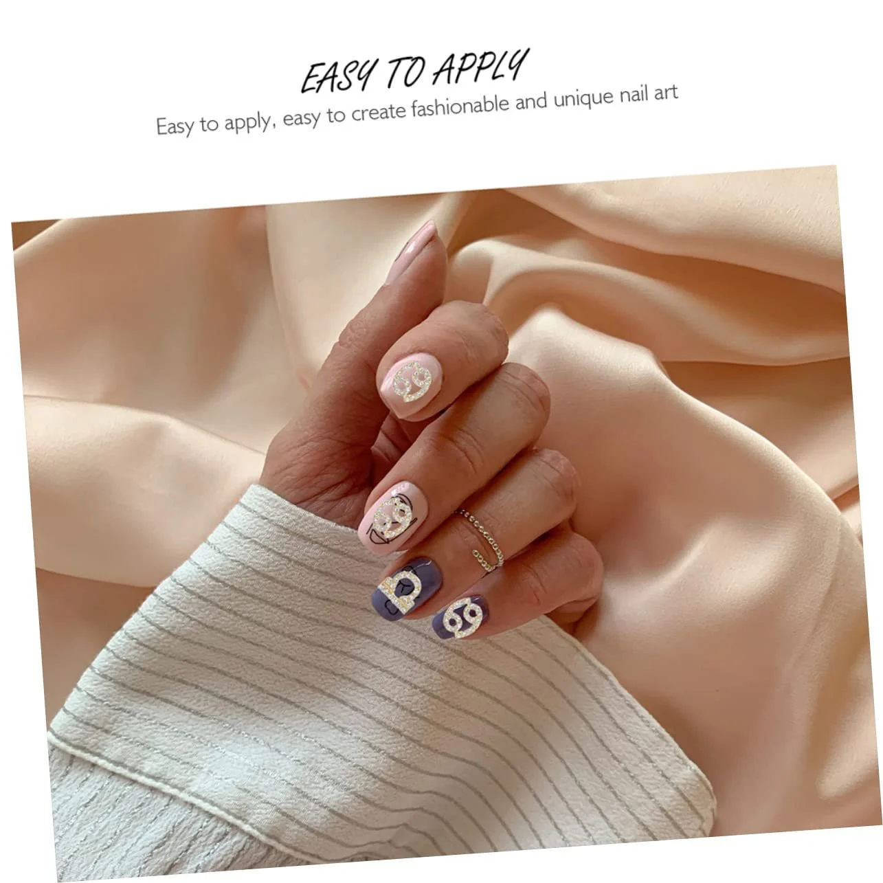 Дванадцять знаків зодіаку MERRYHAPY 48 шт. Дизайн зі стразами, фото №5 Дванадцять знаків зодіаку MERRYHAPY 48 шт. Дизайн зі стразами, фото №5