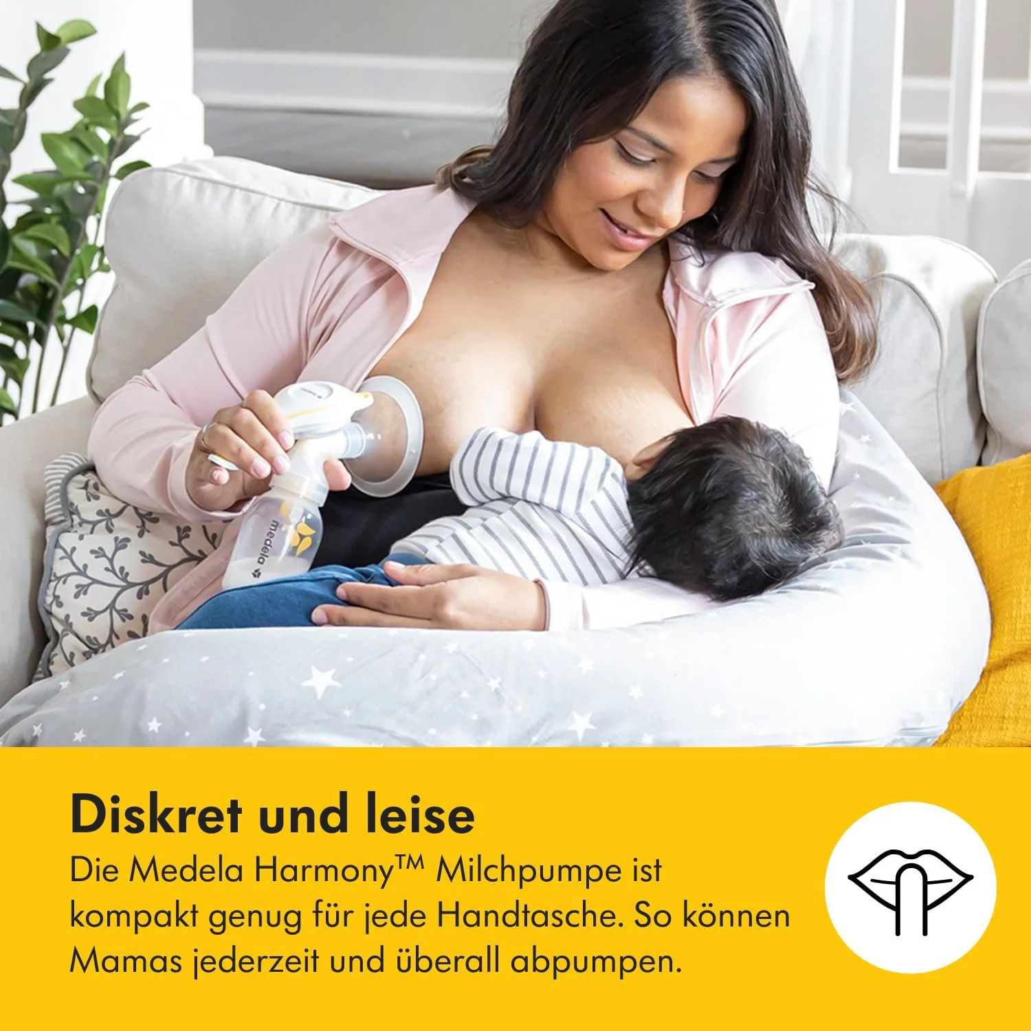 Молоковідсмоктувач ручний Medela Harmony, фото №4 Молоковідсмоктувач ручний Medela Harmony, фото №4