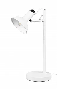 Настільна лампа Trio Leuchten Roxie 511900131 Метал E14 Матовий білий - Фото 1